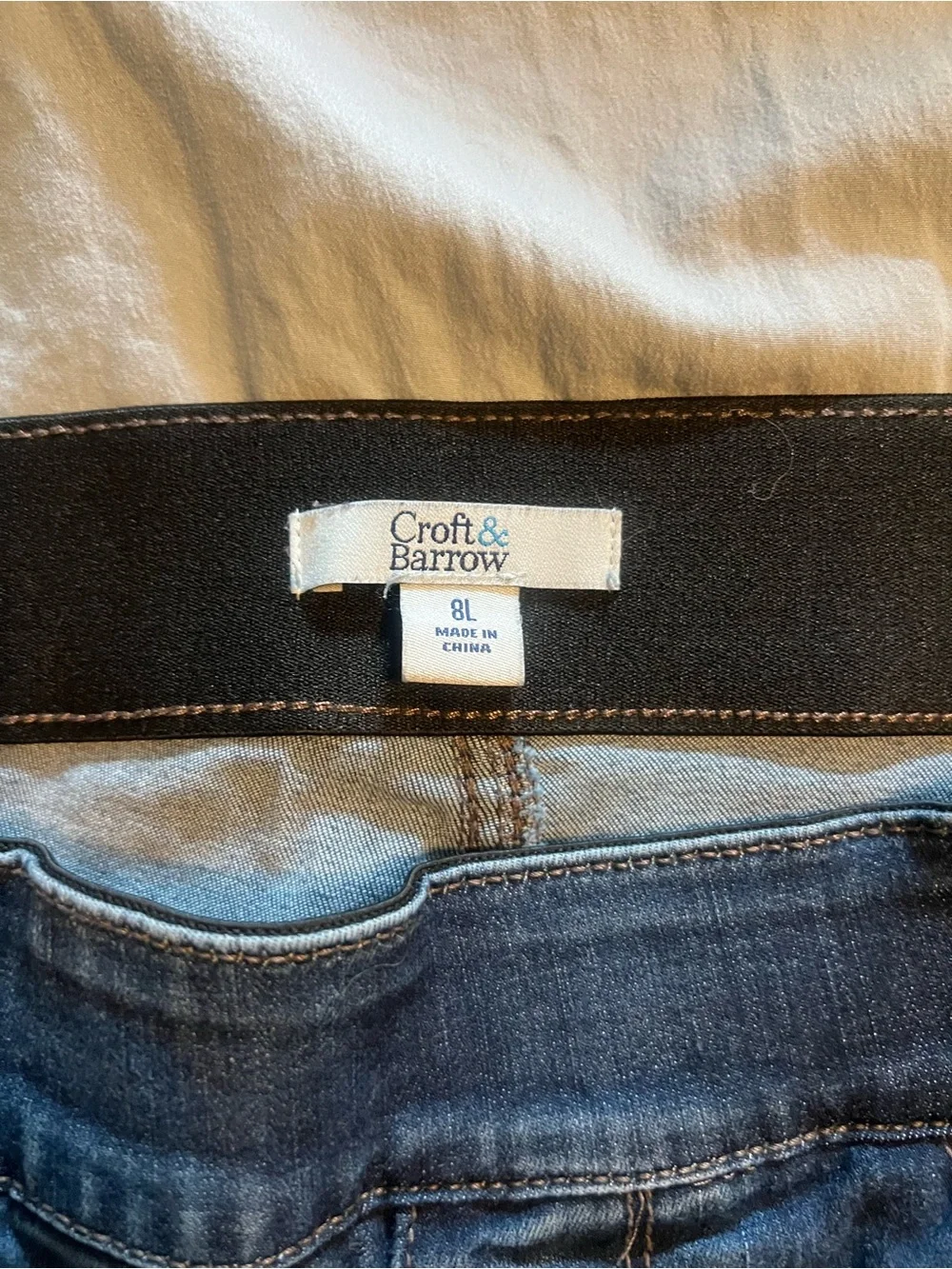 croft & barrow Blue Skinny Jeans 8L